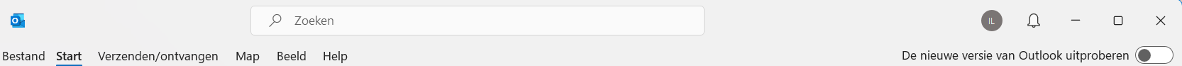 nieuwe versie outlook activeren