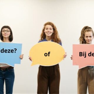 Schrijf je bij deze of bij dezen